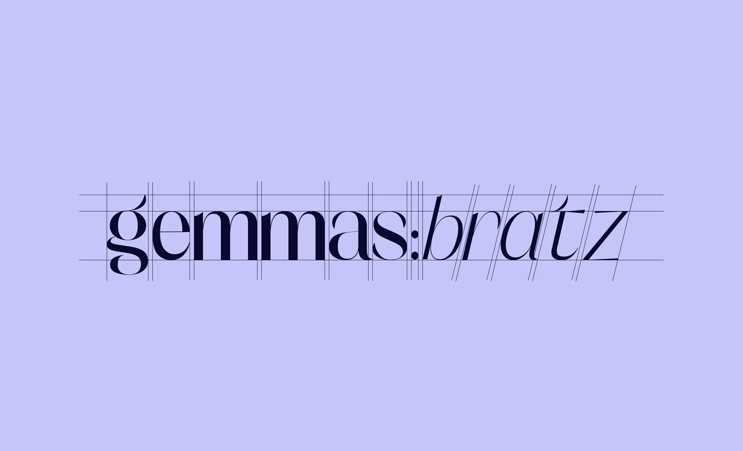 Gemma's Bratz brand identity design